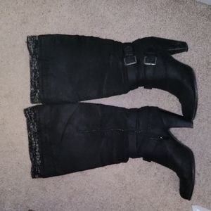Women's tall boots black size 10
